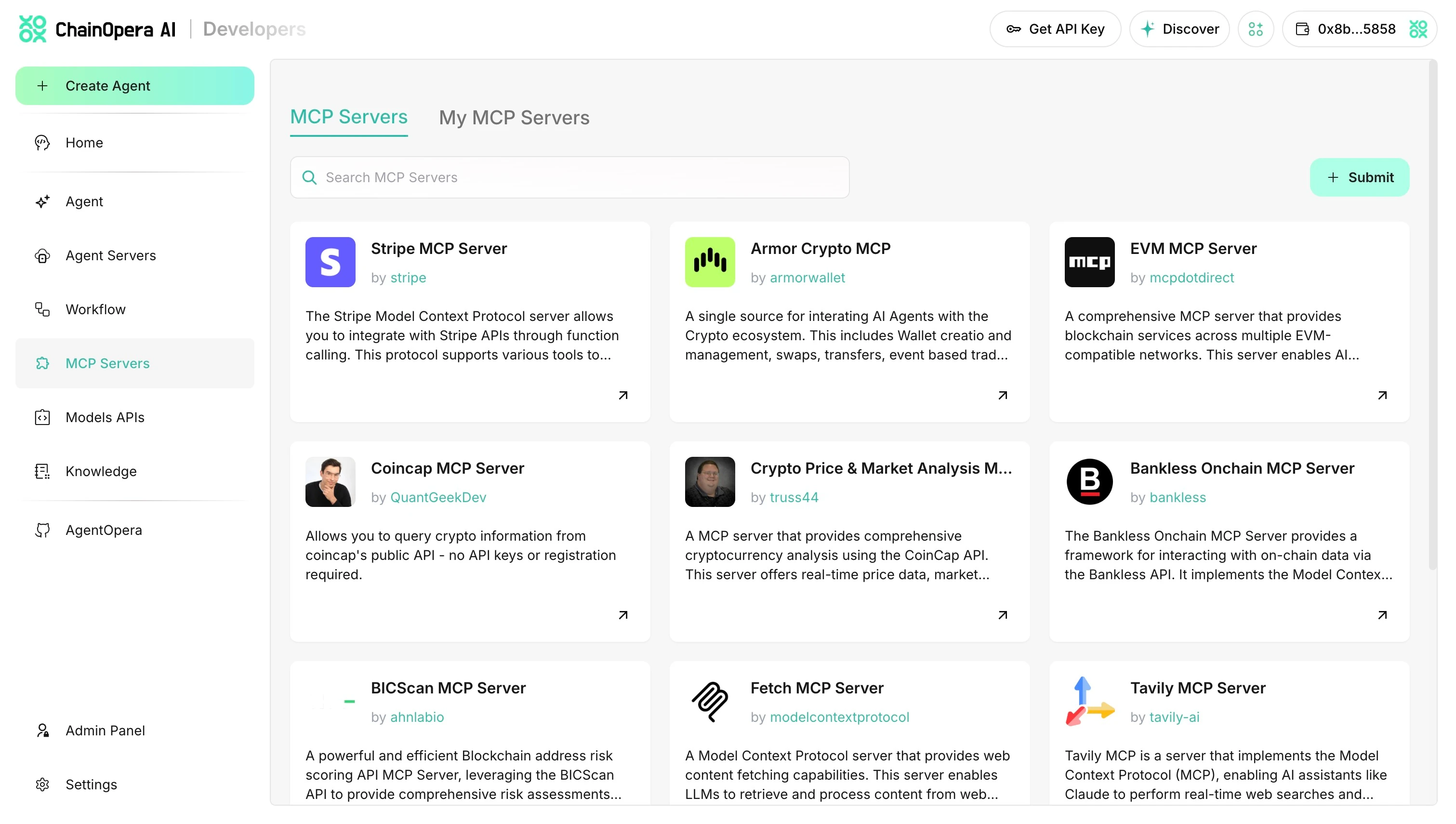 Agent Developer Platform - MCP (Model Context Protocol)
