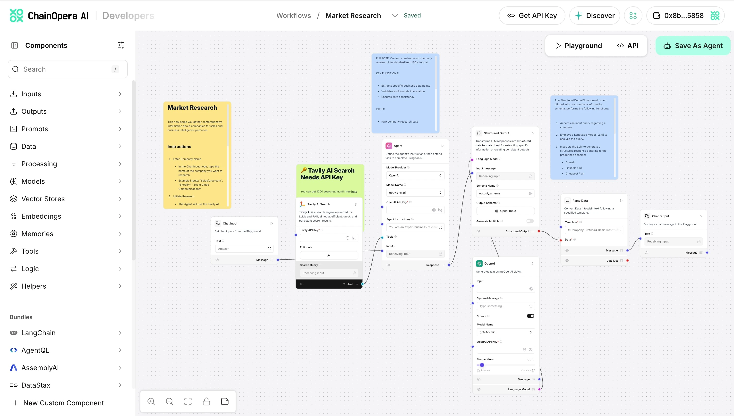 Agent Developer Platform - Zero-code Workflow